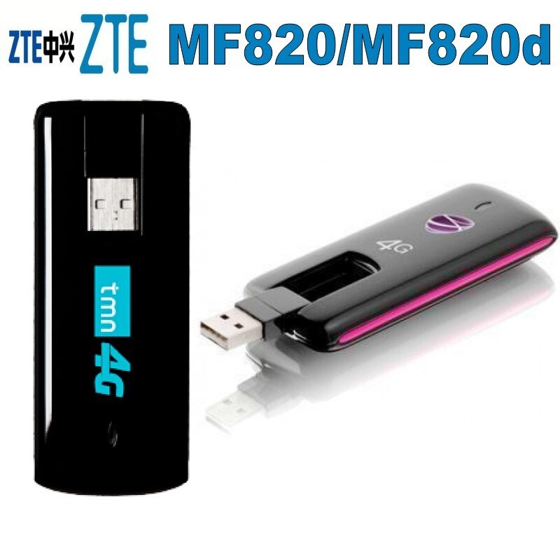 ZTE MF820/MF820d 4G LTE 1800/2100/2600 MHz 100 mb/s modem USB z najlepszą ceną