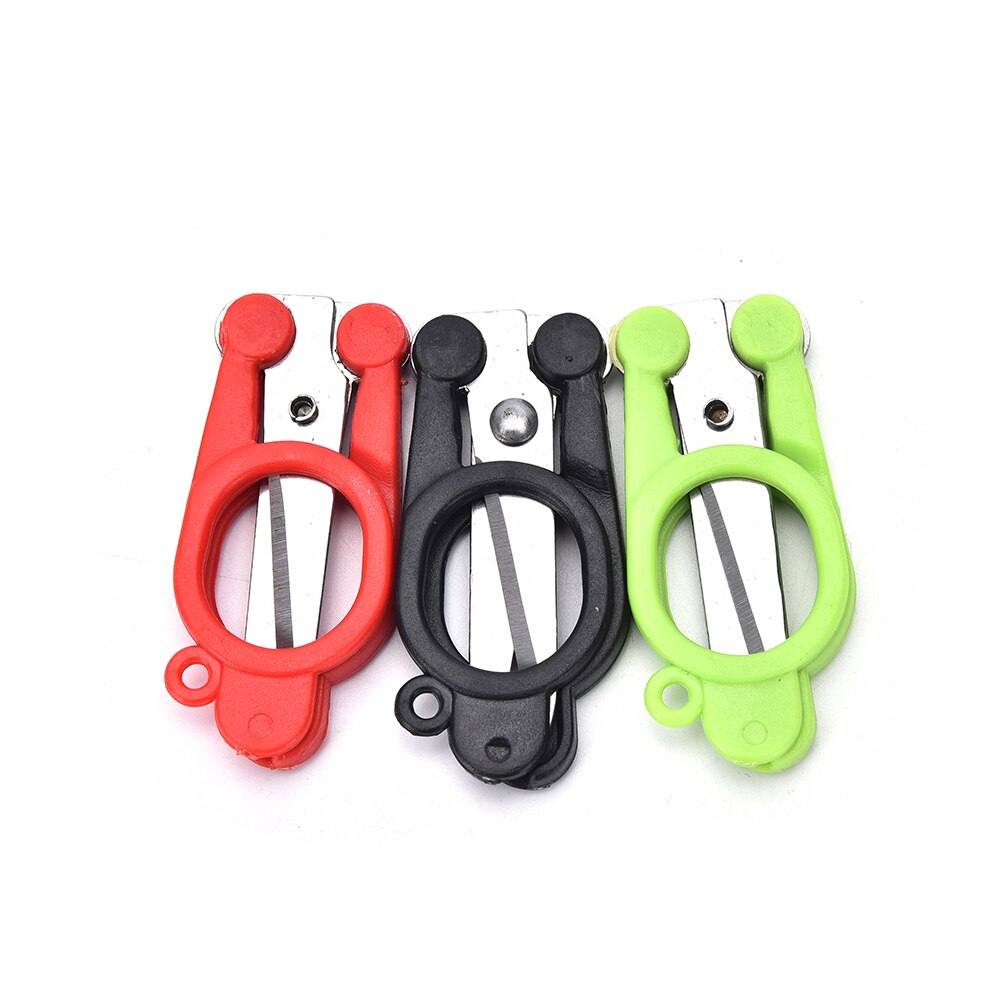 Tijeras pequeñas plegables de acero inoxidable multicolores útiles tijeras cortadoras cortaúñas costura hilo bordado