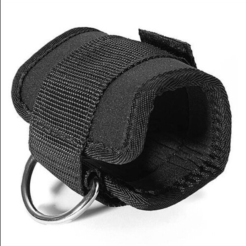 1Pc Enkel Guard Strap D-ring Verstelbare Dij Been Katrol Gym Gewichtheffen Multi Kabel Attachment Fitness Bescherming