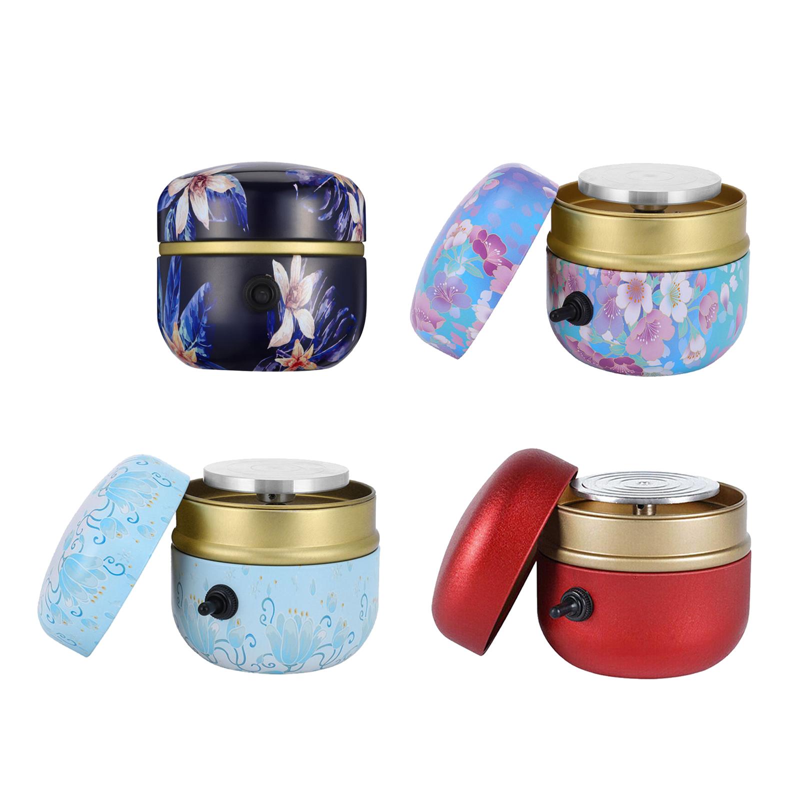 4 Colors Metal Electric Pottery Wheel Rotating Turntable 0-1500r/min Low Noise Machine Shaping Tool for Beginners Art Crafting