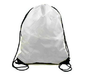 Popular Polyester Kids Drawstring Backpacks Travel Storage Shoulders Bag Beach Outdoor Sport Gym Bag Clothes Dance Shoe Bag: Silver