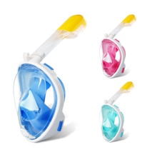 Full Dry Snorkeling Diving Mask Waterproof and Anti-fog Snorkel Swimming Training Full Face Snorkeling Mask for Men