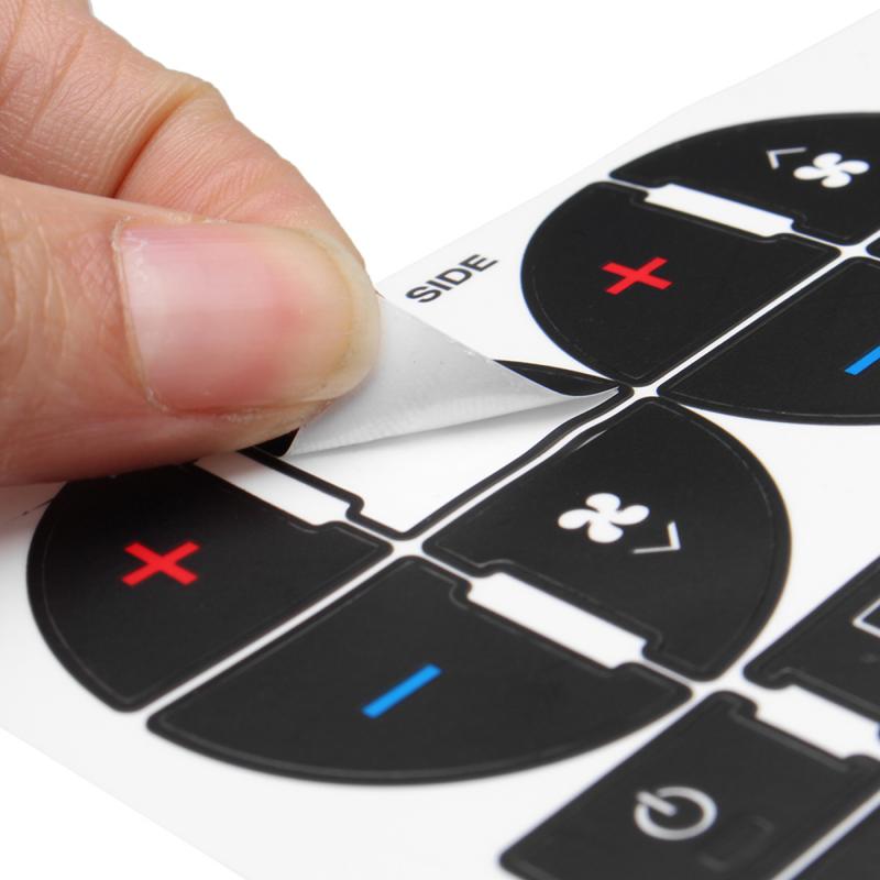 PVC Sticker Auto Sticker AC Dash Knop Voor Chevy GMC Chevrolet PVC Universele Reparatie Kit Styling Vervanging Voertuig