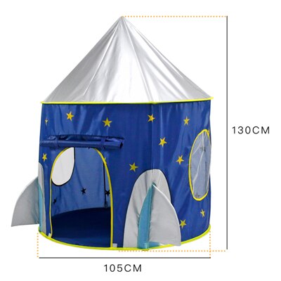 Kids Toy Play Tent House Cartoon Chicken Hang Flag Baby Tent House Princess Castle Children boy girl play Tent: I