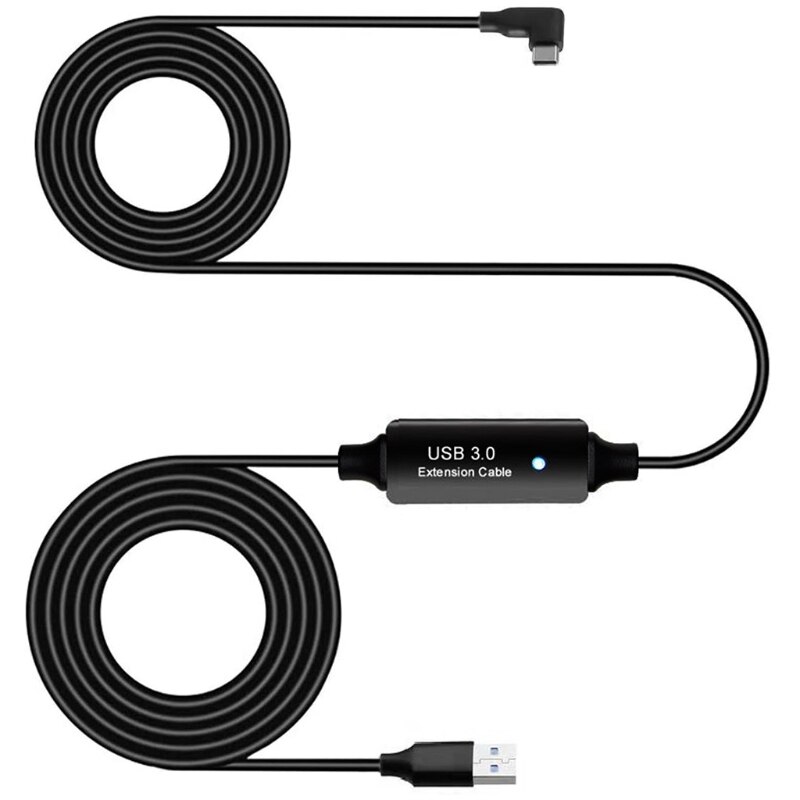 Cable de datos USB 3,0 a tipo C de , Cable de transferencia rápida de archivos, adecuado para Oculus Quest 2 Link VR, 5m