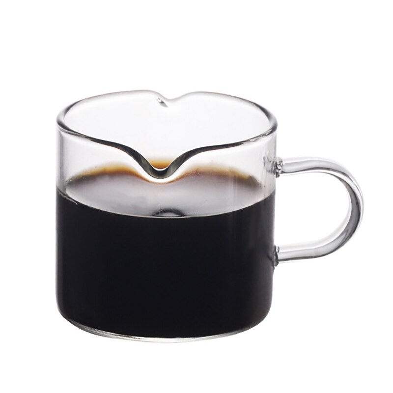 Transparent Glass Cup Double Mouth Whiskey Tea Beer Mugs Handmade Milk Juice Glass Cup Office Home Bar Drinking Products: B