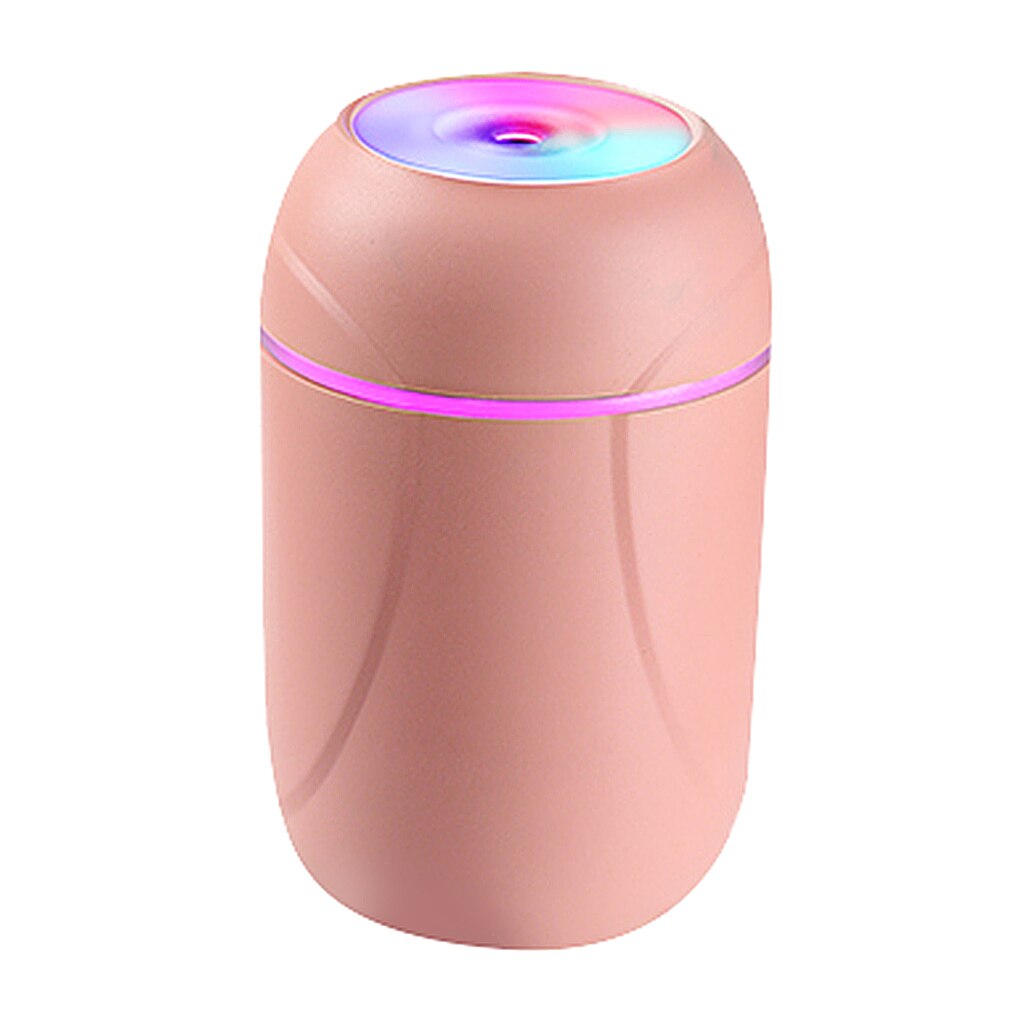 260Ml Slaapkamer Ultransonic Air H2o Luchtbevochtiger Aromatische Vaporizer Auto Usb Humidificador Geur Geur Geur Diffuser Mist Maker: Pink