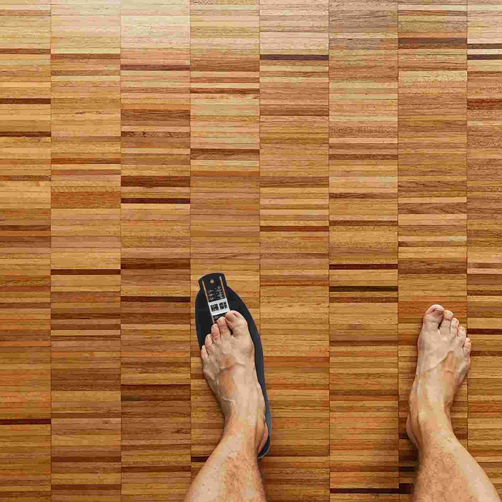 1pc Foot Measuring Device UK/EU Adult Foot Length Gauge Adult Feet Sizer with Tape Measure