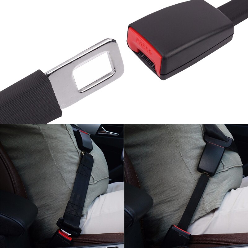 Universal Seat Belt Cover Car Safety Belt Extender 3 Size Seat Belt Extension Plug Buckle Seatbelt Clip Auto Accessories