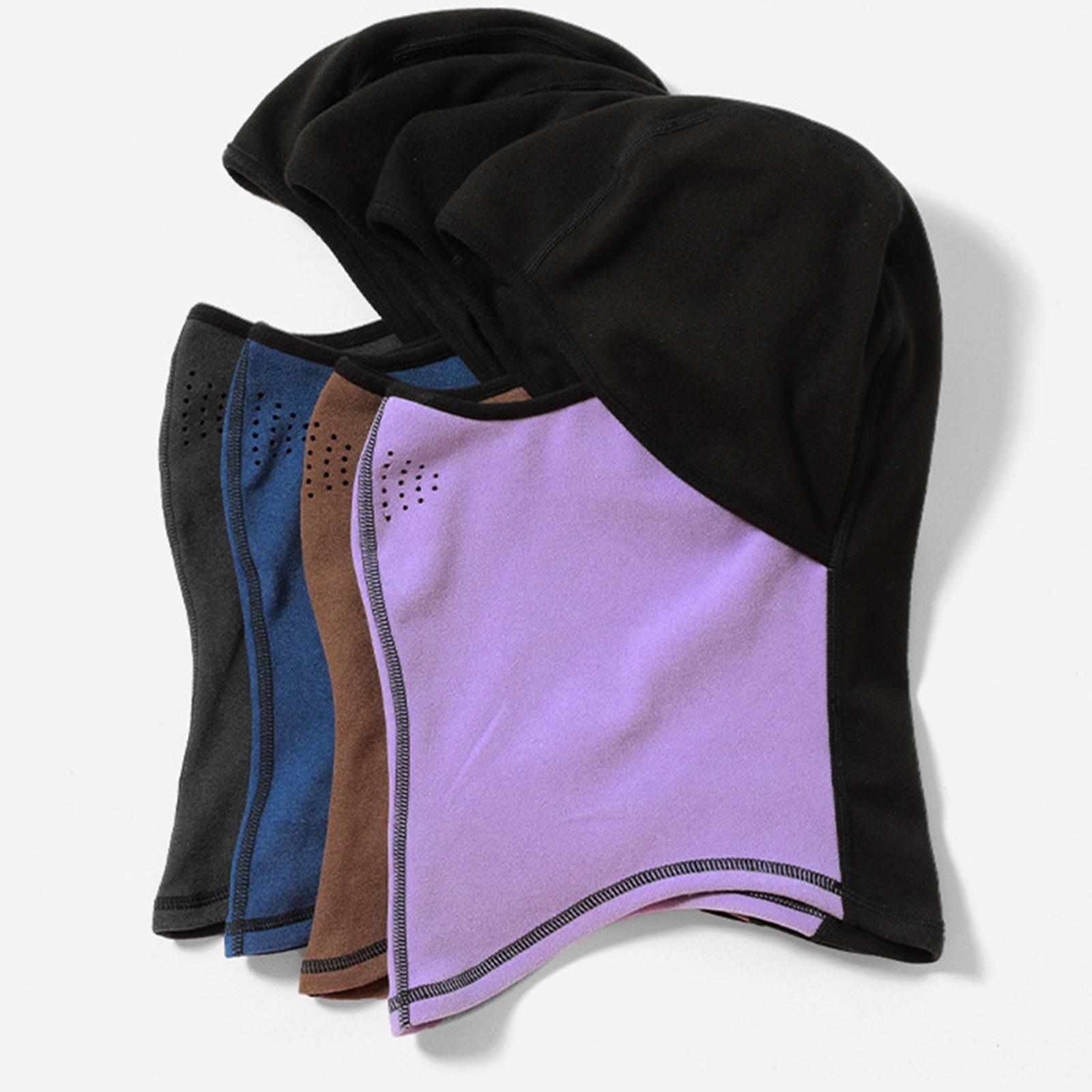 Warm Fleece Balaclava Windproof Ski Mask Cold Weather Face Mask Motorcycle Balaclava Hood Warmer Winter Sports Caps: Blue