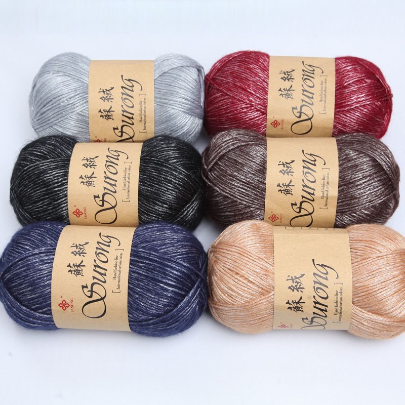 Worsted 100g/ball DIY Blended Thick Yak Yarn Soft Baby Milk Cotton Yarn DIY Weaving Hand Knitting Crochet Thread JM001
