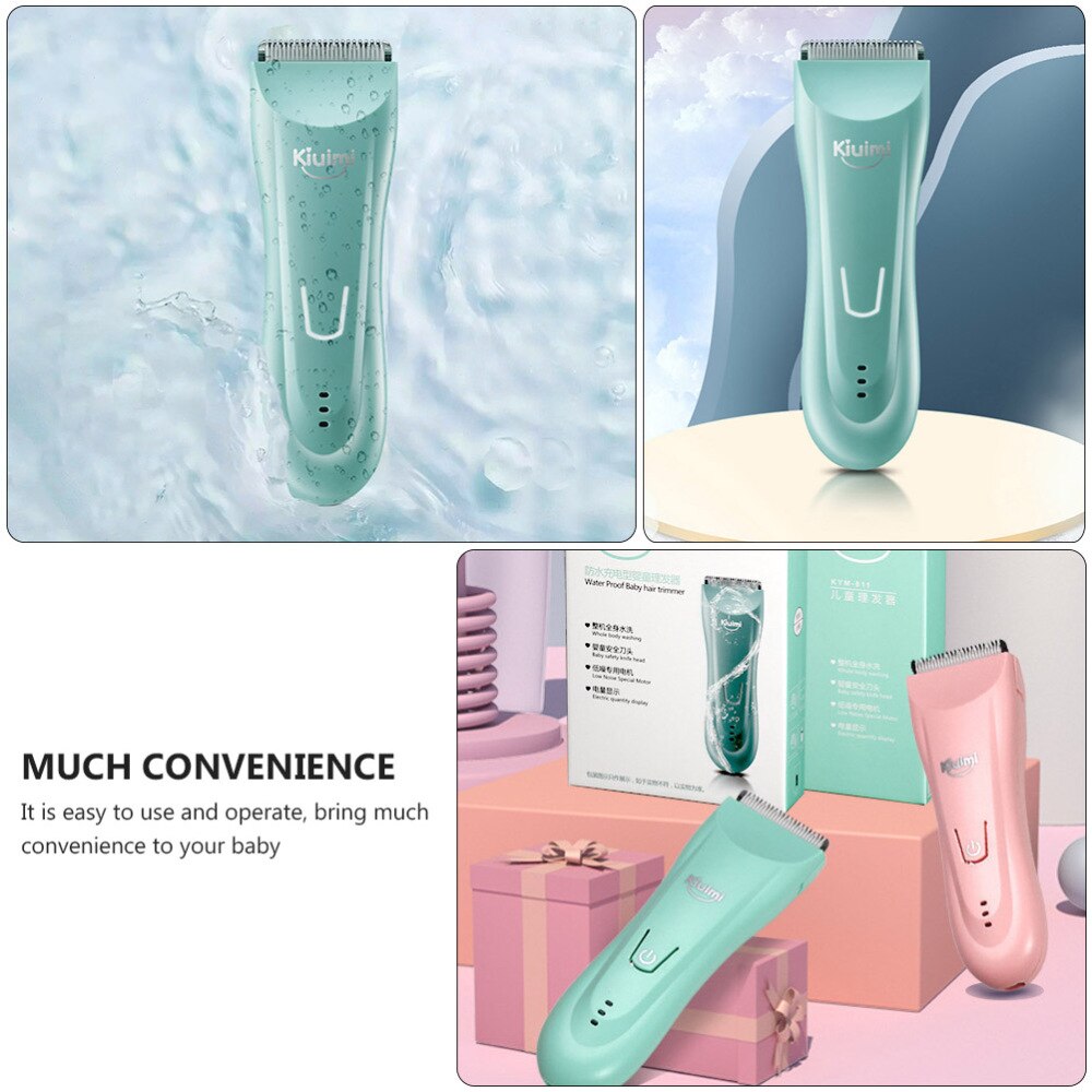 1pc automatische stofzuiger-haartrimmer met geluidloze haartrimmer voor baby's en kinderen