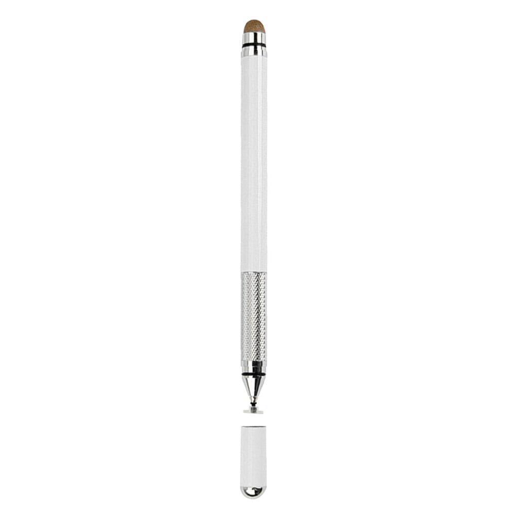 Office smooth touch screen capacitive portable multi-purpose universal 2 in 1 suction cup drawing writing metal stylus pen