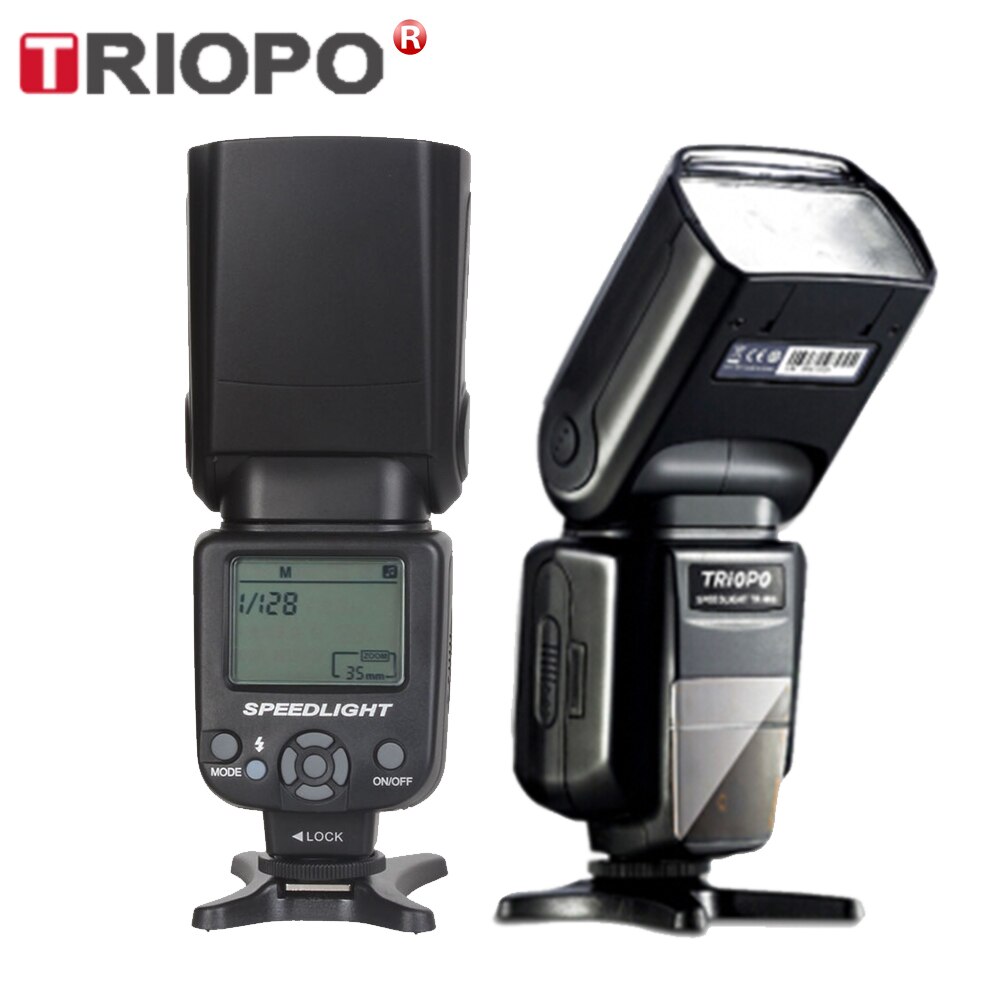 TRIOPO-Flash Speedlite TR-960 II para cámara Nikon, Canon, Pentax, SLR, Speedlite, Zoom Manual