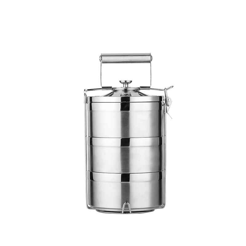 Thermos Food Container Lunch Box Stainless Steel 1.4L 2.1L 2.8L School Bento Box Storage Portable Lunchbox Dinnerware: 2.1L2
