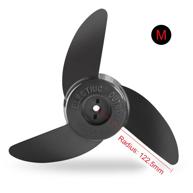 Motor Boat Propellers Electric Engine Outboard Electric Trolling Motor Outboard Propeller: M 3Vanes