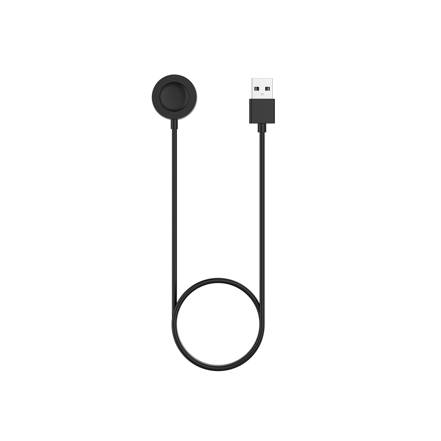 AKBNSTED 1M USB magnetisch Schnelle Ladung Ladegerät Dock Für Fossil Gen 4/Gen 5/Emporio Armani/skagen Falster 2 Uhr Ladekabel: Schwarz