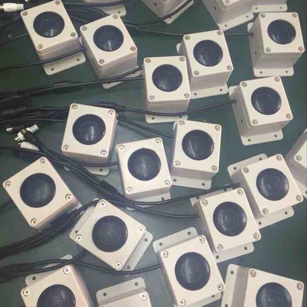 Protection Microphone étanche caméra de sécurité Surveillance vidéo deux voies Portable maison son Interphone vocal haut-parleur extérieur