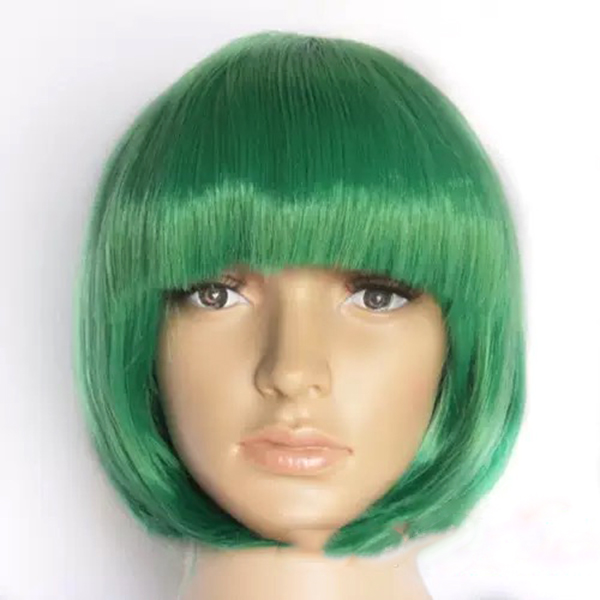 Peluca Bob para mujeres bonitas, pelucas Bob cortas, Natural, Cosplay de Halloween, pelucas de Anime, peluca sintética de colores bonitos para diaria de Navidad: Plata