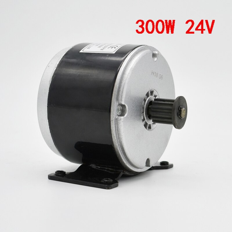 24V 250W 300W MY1016 Brushed Motor For Electric Scooter With Belt Pulley Motor High Speed Scooter Engine Ebike Motor Kits: 300W Motor