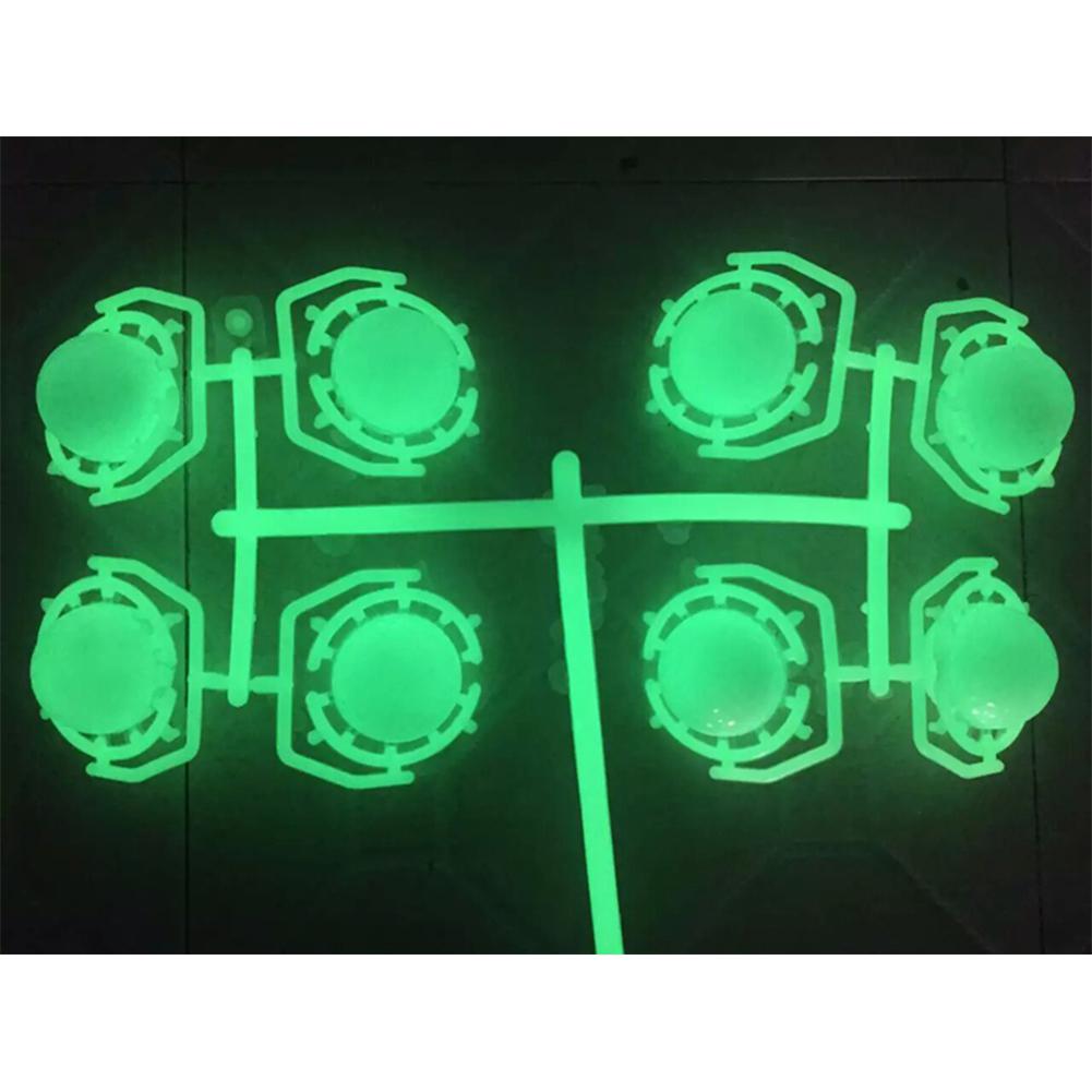 6 st självlysande golfboll nattled lysande golfboll på för golfträning fluorescerande tvådelad boll standard golfboll