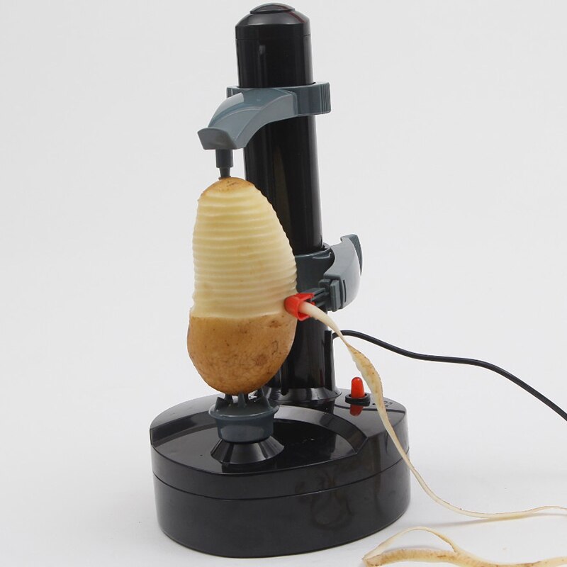 Home Kitchen Multifunction Stainless Steel Electric Peeler Automatic Fruit VegetablesTwo Spare Blades Potato Peeling Machine
