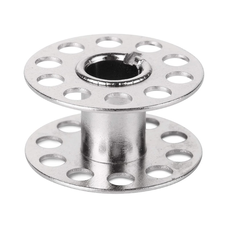 10pcs Metal Spool Box Necessary Spool For Household Sewing Machine Visible Mesh Storage Boxes DIY Sewing Tool Parts: Default Title