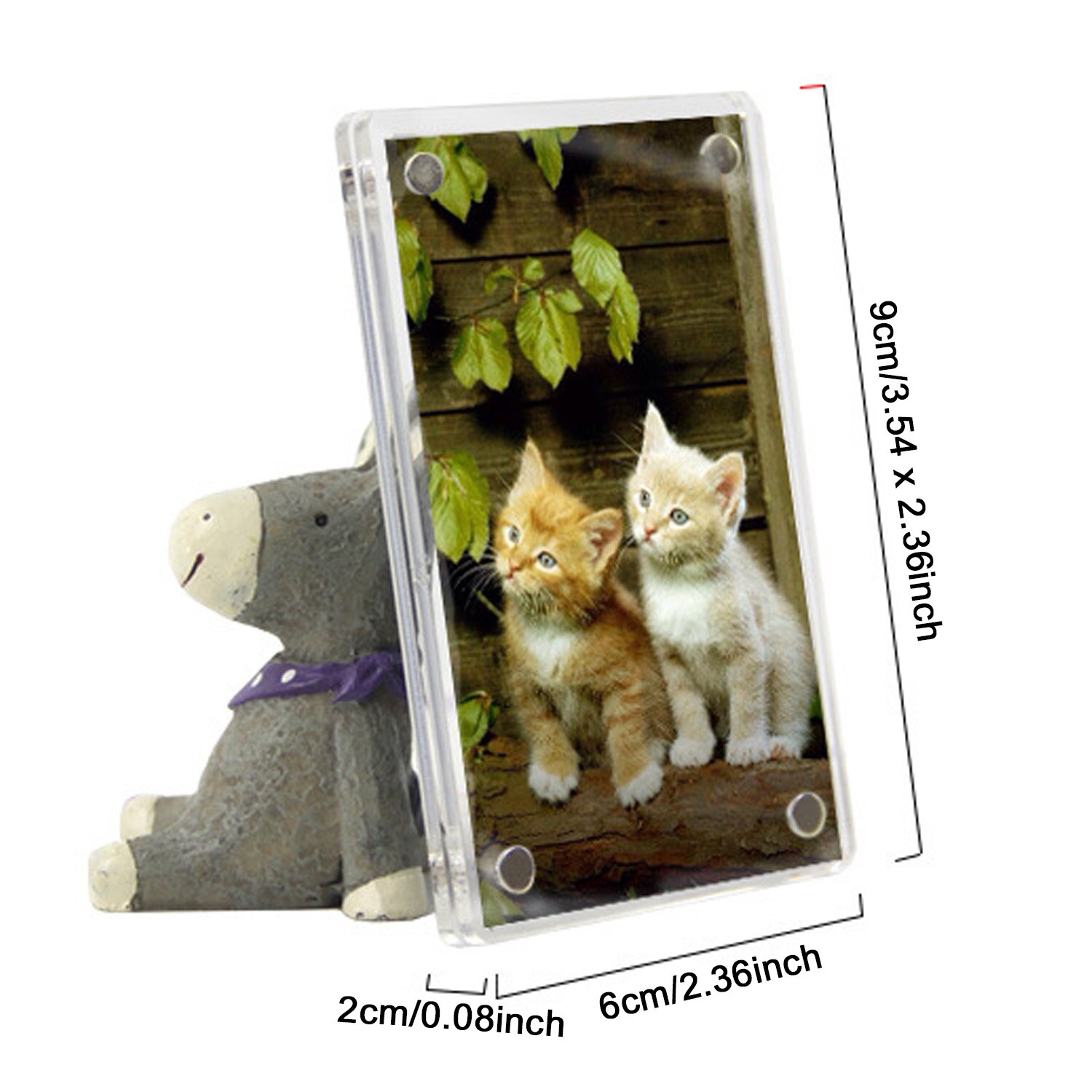 1 einstellen magnetisch Bild Rahmen Klar Foto Rahmen Magnetische Bilderrahmen Mit Starken Magnet Magnetische Foto Rahmen für Kühlschrank