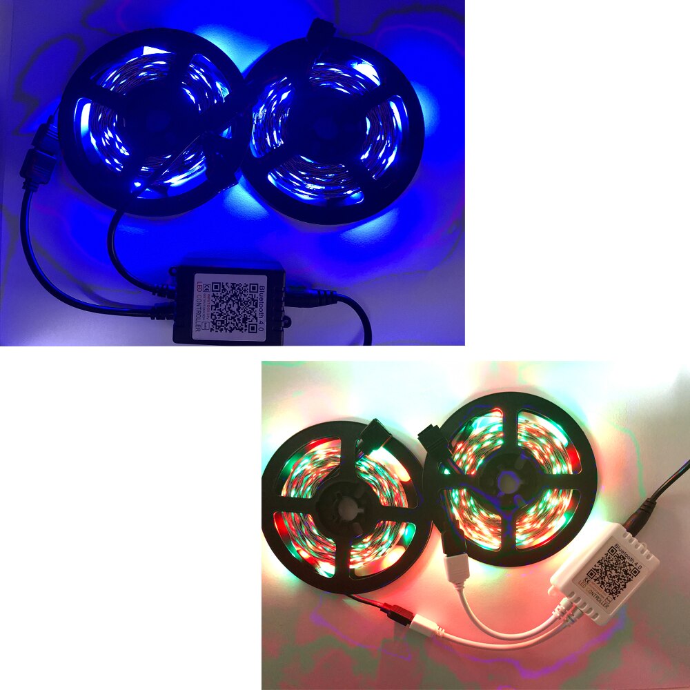 APP Phone RGB RGBW Controller Bluetooth LED Controller DC 5V 12V 24V Bluetooth IR Remote Dimmer For LED Strip Black White