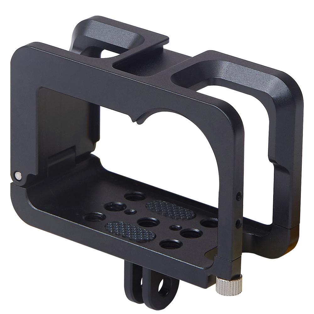 Yiwa Vlogging Metalen Kooi Case Voor Dji Osmo Action Vlog Case Met Koud Schoen Voor Microfoon Led Licht R40: Default Title