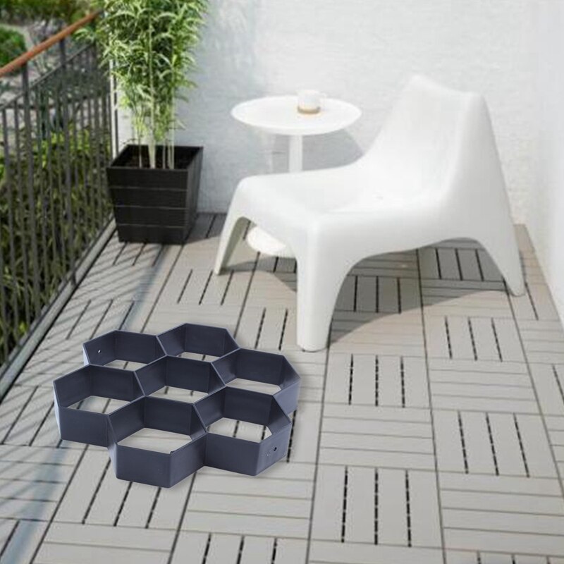Diy patio pad maker stapstenen beton straatstenen mal herbruikbare pad maker mal tuin straatstenen mallen 30*30cm
