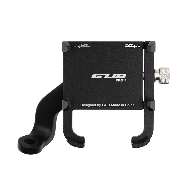 2023 Voor Suzuki GS500 GS 500 Motorfiets Accessoires Stuur Achteruitkijkspiegel Mobiele Telefoon Houder GPS Stand Beugel Motorsteun ( Kleur : Handlebar Silver