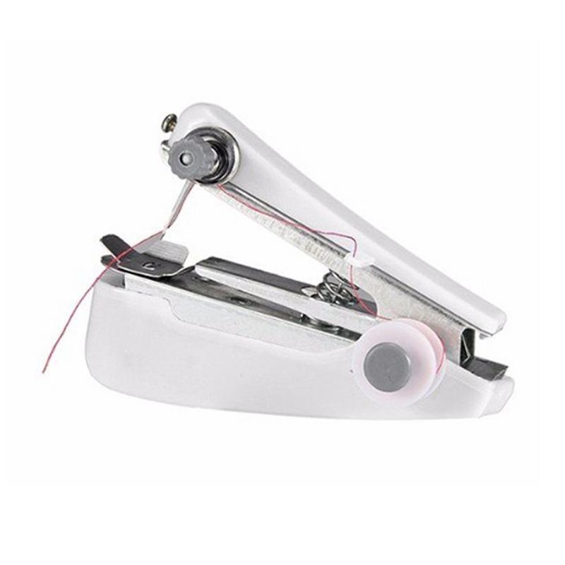 Cute Mini Manual Sewing Machine Portable Simple Operation Sewing Cloth Tool Fabric Handy Needlework Tools
