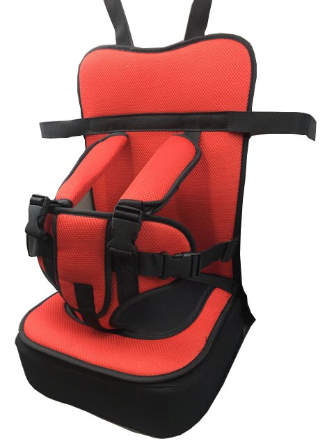 Aag Baby Veiligheid Seat Kind Stoel Zitkussen Pad Kids Eetkamer Stoel Kinderwagen Travel Mat Riem Baby Stoel Carrier Seatcushion: MAAG532-2red