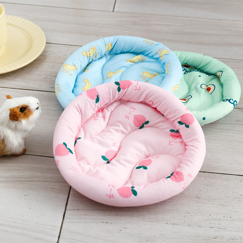 Lit circulaire pour Hamster, tapis de sommeil confortable pour hérisson, écureuil, souris, Rats, cochon d'inde, Chinchilla, petit Animal, coussin doux