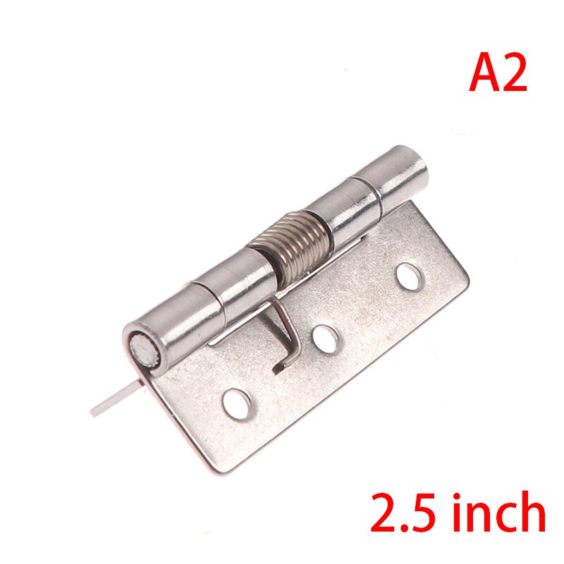 Long Stainless Steel Self-Closing Corner Spring Draw Door Hinge: 2