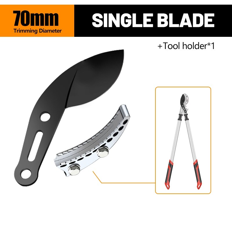 DTBD Rakepruning Shear Blades Gardening SK5 Pruning Scissor Blade Steel Replacement Blades Fruit Tree Branch Trimming Tool: 70MM 1 Blade 1Base