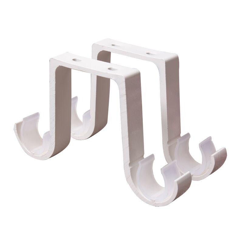 Hefwerktuig plafonds gordijnroede gemonteerd kopframe bovenbeugel romestanghouder montagebeugel montage mono: 8