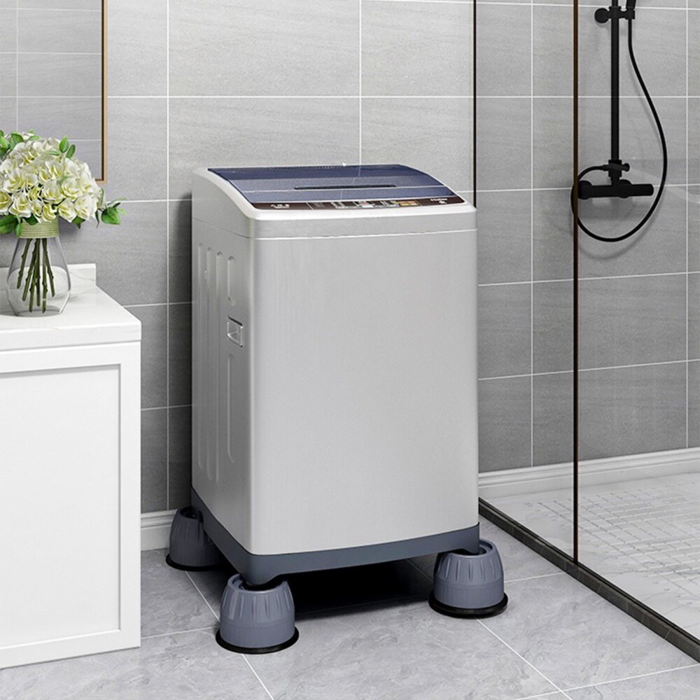 4pcs Heightening Pads Washing Machine Pads Foot Mats Furniture Pad Supplies