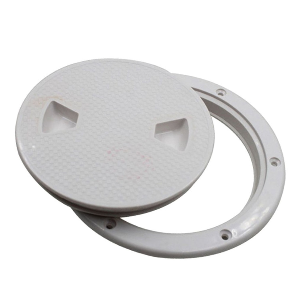 White Boat Detachable Round 4' Deck Inspection Hatch Plate For Yacht Marine