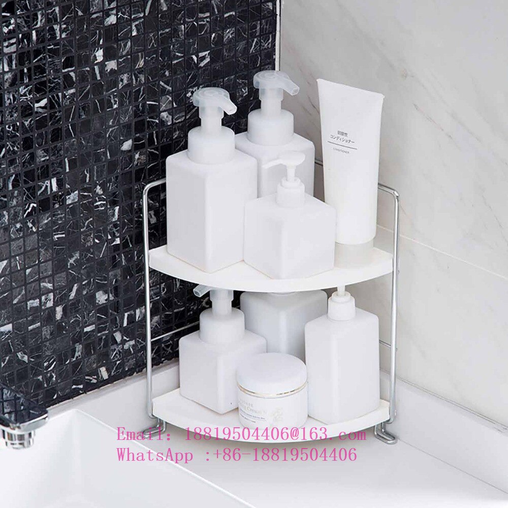 2 Tier Multifunction Stackable Shelf Organizer for Spices Cosmetics Kitchen Bathroom Storage Rack Holder