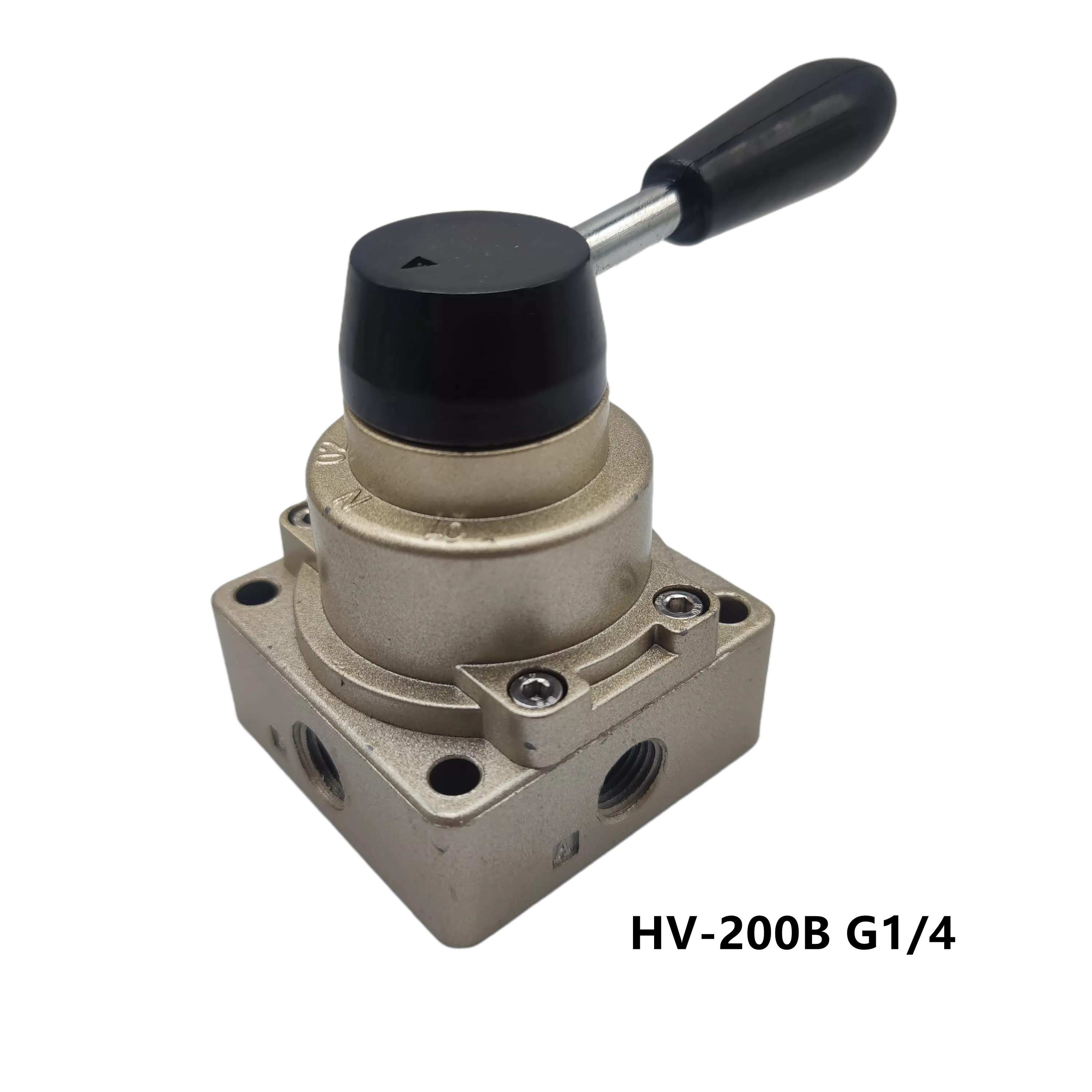 4 way 3 position manual valve Pneumatic Hand Operated Manual Operated Air Switch HV-02 03 04 HV-200B/D HV200-02 300-03 400-04: HV-200B