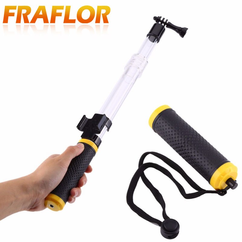 Drijvende Drijfvermogen Hand-Held Grip Dive Staaf Pole Sticks Kleine Mieren Sj4000 Camera Zelfontspanner Staaf Mountain Hond voor Gopro Go Pro Hero