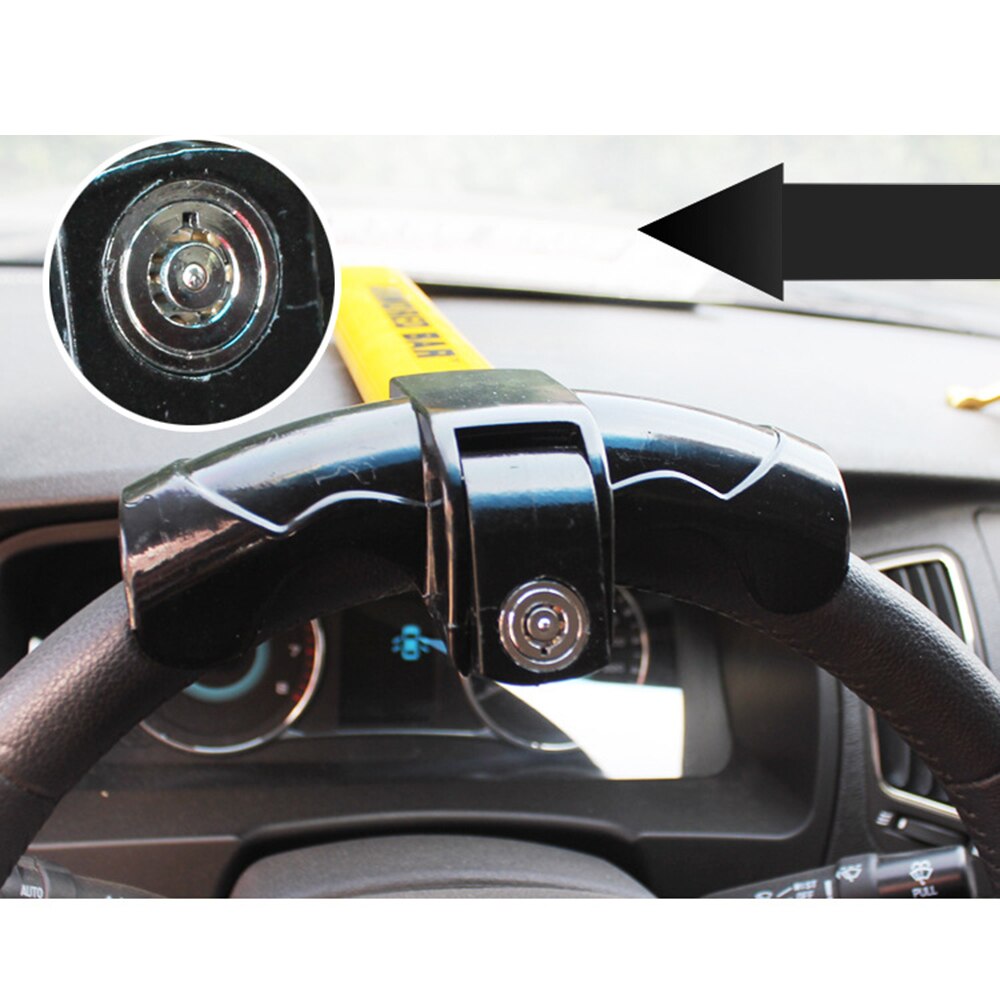 T form bil låse rattelås sikkerhed bil lås tilbehør
