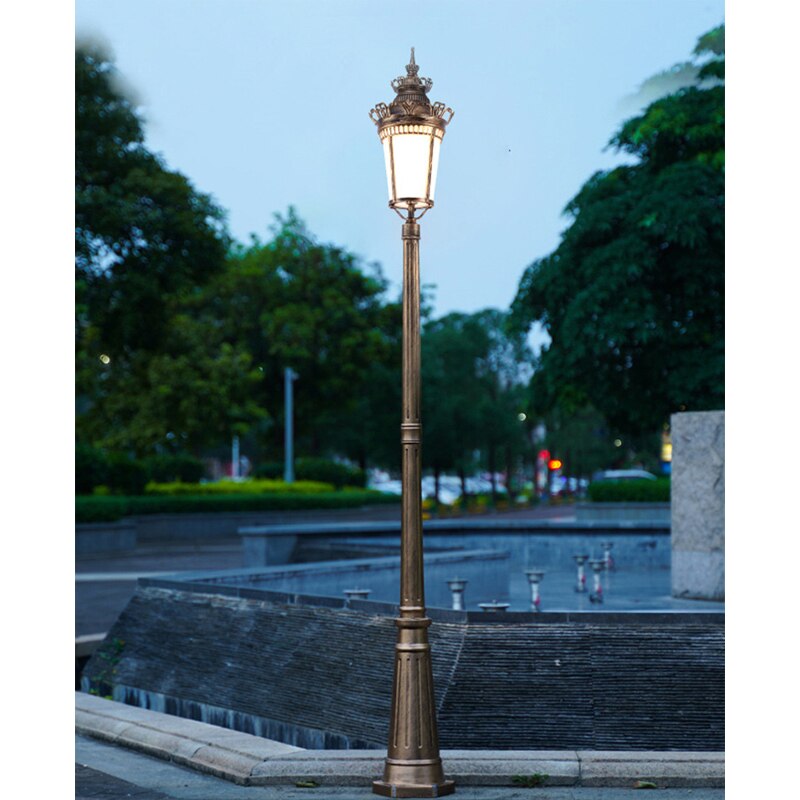 Tuinverlichting, Waterdichte Buitentuin Villa Landschapslichten, Straatverlichting, Hoge Pole Lights ≈ 240CM