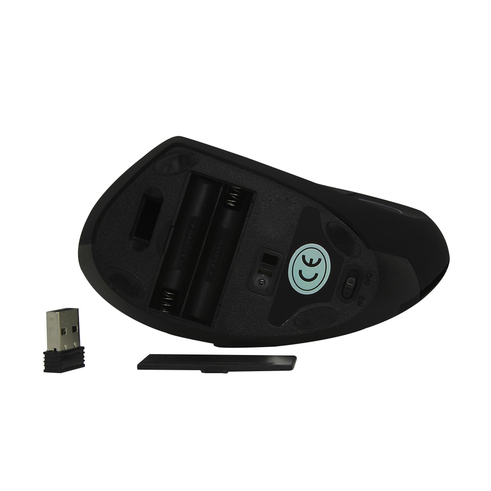 Wireless Mouse Right/Left-Handed USB Receiver Ergonomic Optical With Mouse Pad For Computer Laptop