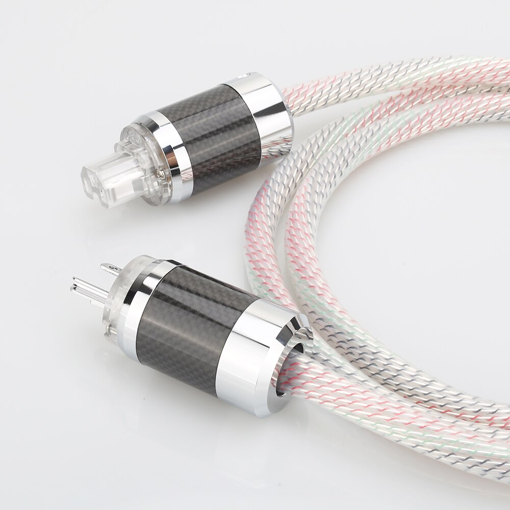 Hi-End Valhalla power line HIFI POWER CABLE 7N OFC Power Cord with US Plug Amplifier CD, Decoder, Power Wire