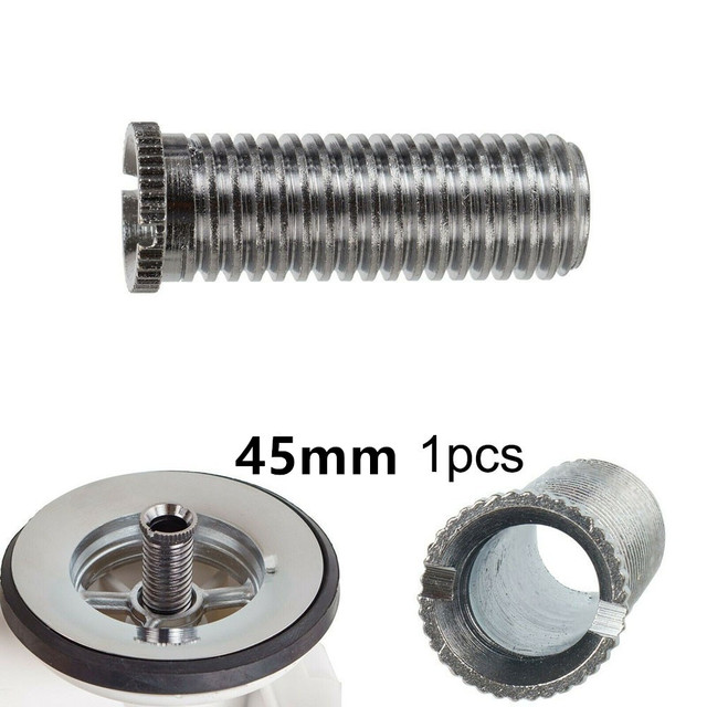 1/2/5pc 35mm 45mm Stainless Steel Plug Screw Bolt Kitchen Sink Basket Strainer Waste M12 Threaded Screw Connector: 1pc 45 mm