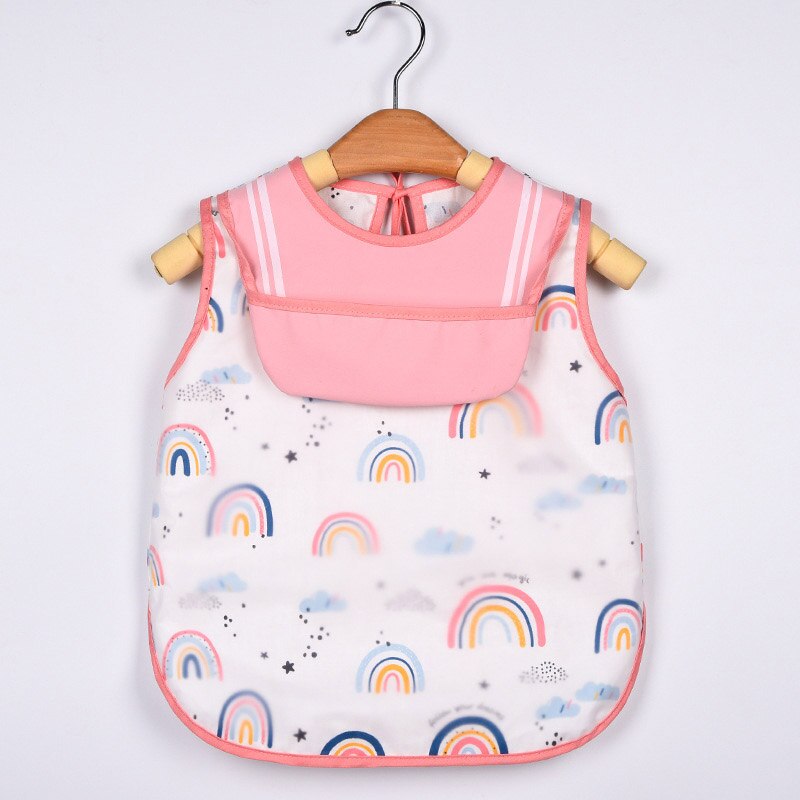 Bavoir imperméable pour bébé, , mignon, imprimé de dessin animé, fille et garçon, tablier à déjeuner, alimentation: style5