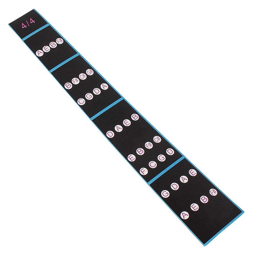 4/4 Zwarte Professionele Viool Toets Sticker Fretboard Note Label Vingerzetting Grafiek Praktijk Voor Beginner Viool Onderdelen